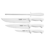 Conj. Facas Churrasco Tramontina Inox Cabo Pp 4 Pçs