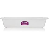 Bandeja Plástica Alimentos M 44 Cm Branca - Sanremo