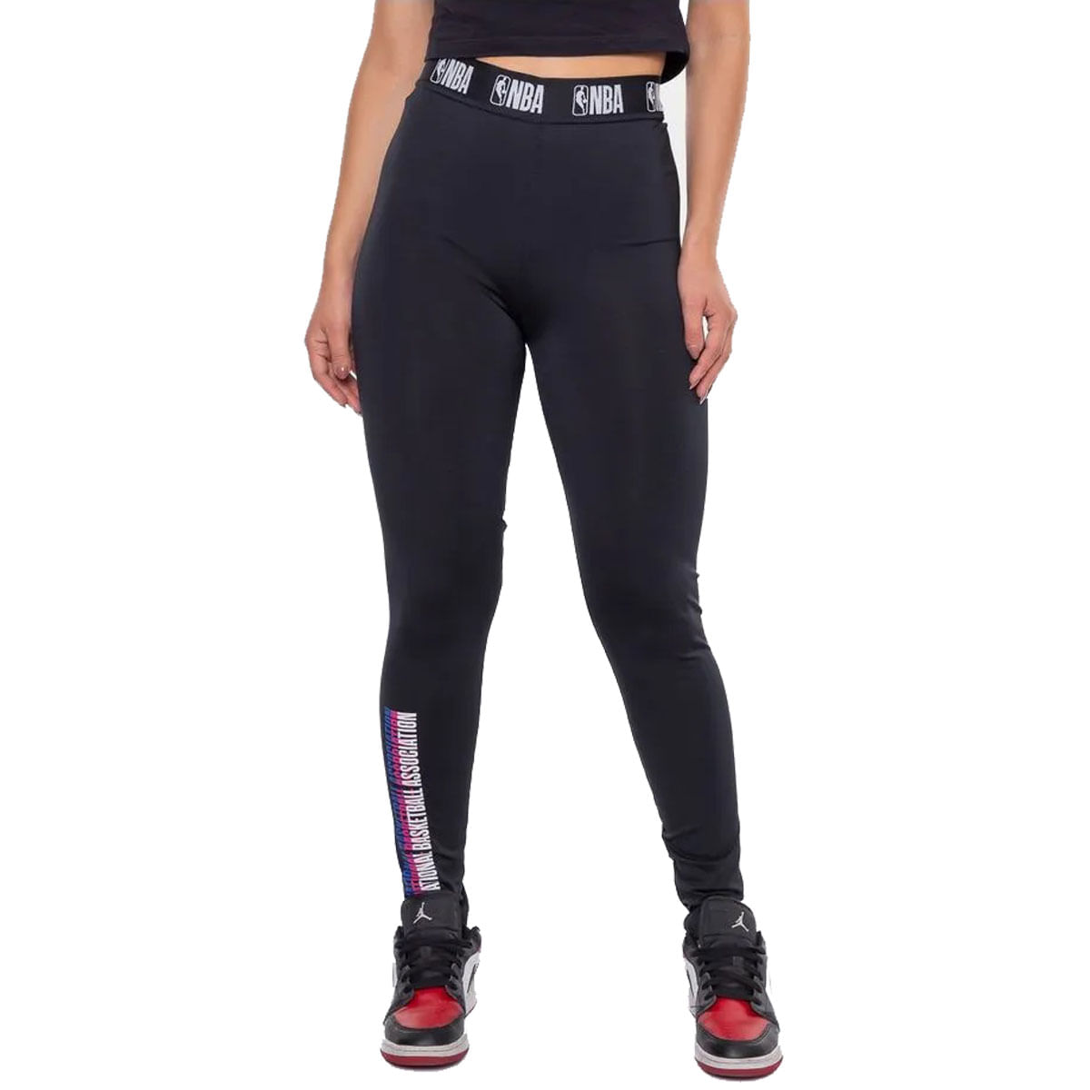 Calça Legging Nba Feminina Association Neon Nb816 Original