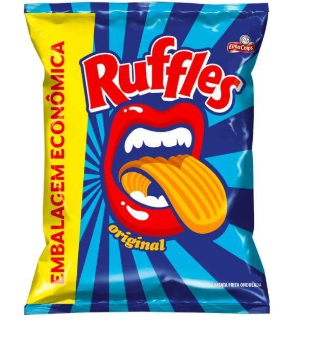 Salgadinhos Mini Ruffles 17g Elma Chips Biscoitos-35un