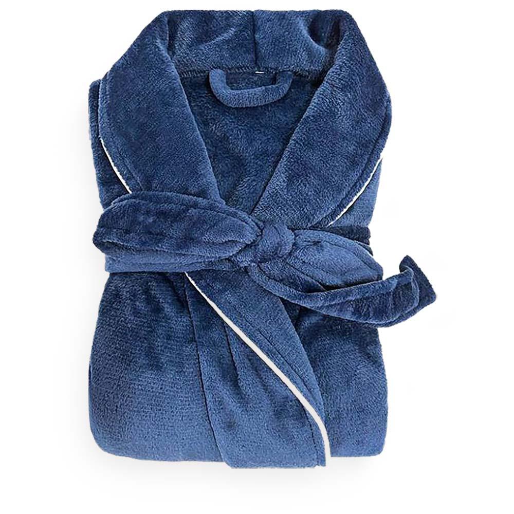 Roupão De Banho Adulto Unissex Neo Velour  - Camesa G Marinho