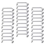 Alça De Apoio Barra Inox 50cm Kit 30 Unidades Inox Acessibilidade Banheiro Idoso Cadeirante Suporte