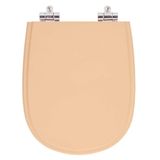 Assento Sanitario Poliester Com Amortecedor Paris Papaya Para Vaso Ideal Standard