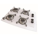 Cooktop Lines 4 Bocas Safanelli Branco Bivolt