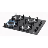 Fogão Cooktop Fischer 4 Bocas A Gás Bivolt Preto