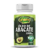 Óleo De Abacate 60 Cápsulas 1000mg Unilife