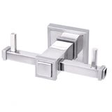 Cabide Duplo Metal - Square Line Forusi - Cromado