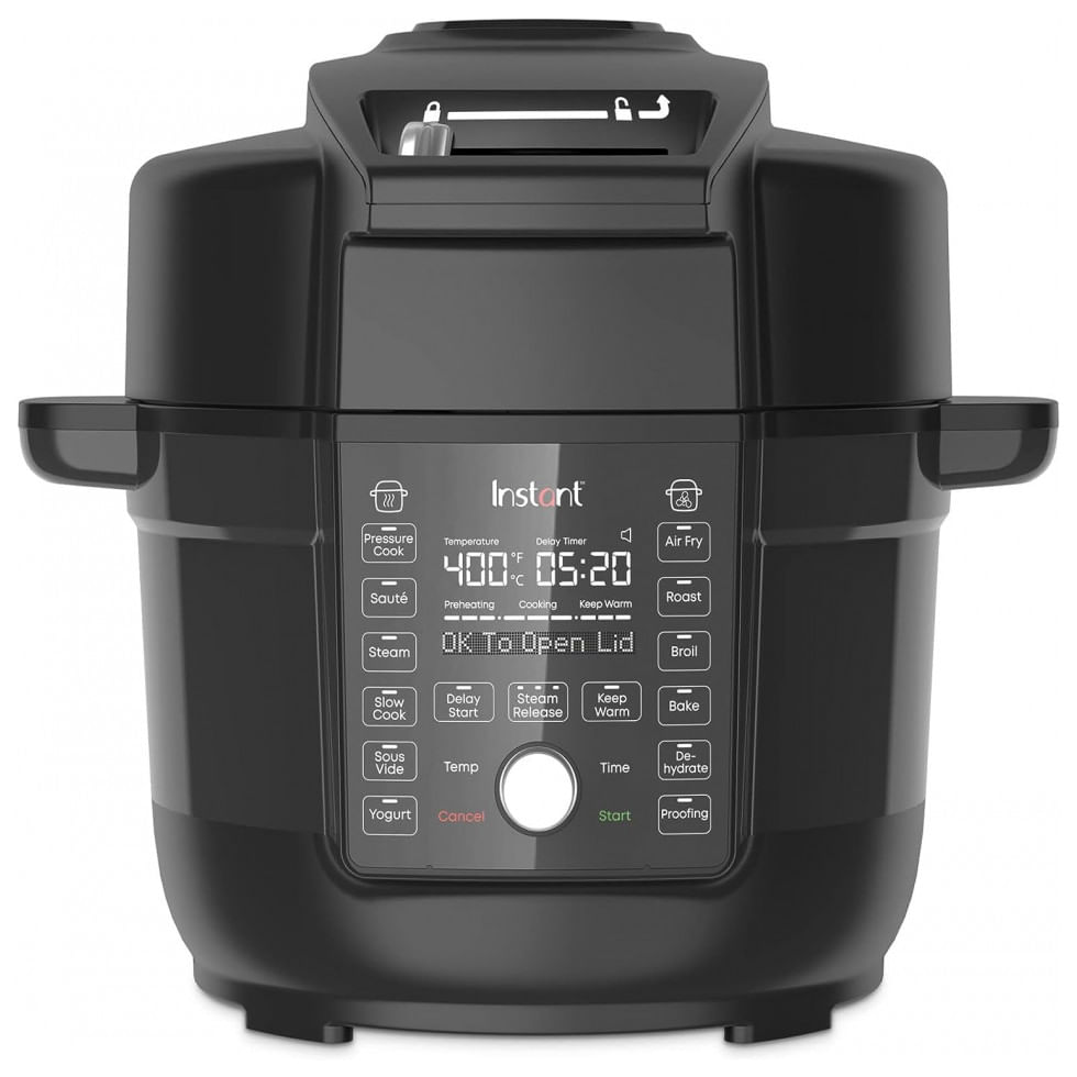 Panela De Pressao Eletrica Multifuncoes 6.5l Com 13 Predefinicoes E Painel De Led, 110v, Instant Pot 140 0068 01, Preto