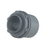 Box Reto Pvc 1&quot; Para Eletroduto Cinza Inpol