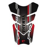 Adesivo Resinado Protetor De Tanque Moto Yamaha Vermelho Cor Vermelho