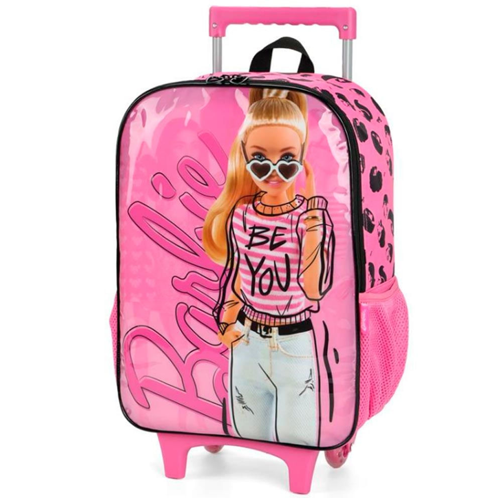 Mochila De Rodinhas Infantil Barbie Be You Luxcel