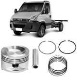 Kit Pistão Anel Std Daily 3.0 16v 2012 A 2024 Metal Leve