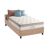 Cama Box Solteiro Colchao Molas Anjos Superlastic King Best Base Crc Suede Clean 88x188