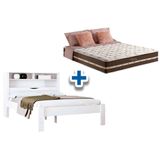 Colchao Casal Classic Cama Invicta Branco
