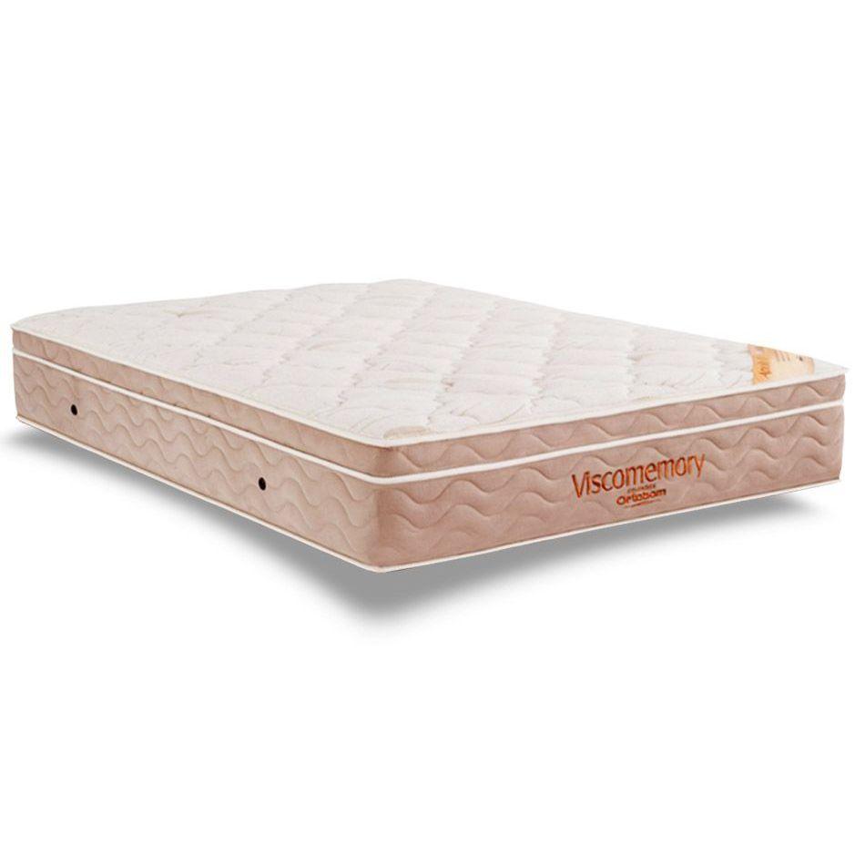 Colchao Casal Espuma Viscomemory Ortopillow 138x188x32 Ortobom