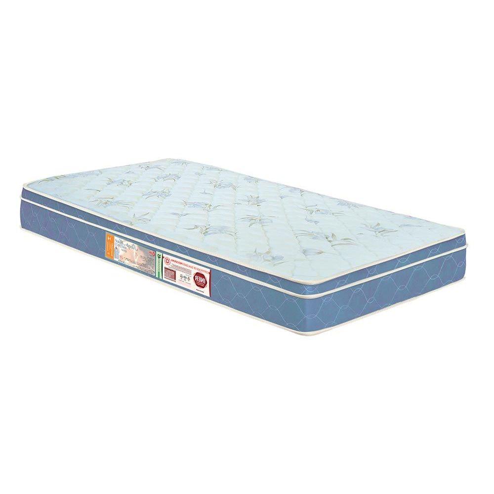 Colchao Solteiro Espuma D45 Sleep Max Euro Pillow 88x188x25 Castor