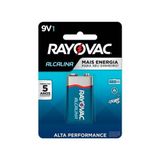 Bateria Alcalina 9v Rayovac Cartela Com 01 Unidade [f108]