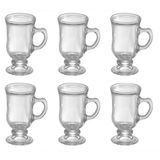 6 Xícaras Vidro Café Nespresso Dolce Gusto 115ml Caneca