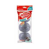 Pack Esponjas Para Limpeza Pesada 3un - Flashlimp