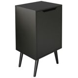 Gabinete Para Banheiro Pes Palito 1 Porta Bn3641 Preto Tecno Mobili Preto