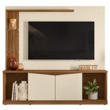 Estante Home Tv 70 Pol 180 Cm Cinamomo Mell Perola Metalizado Mbl Cinamomo Mell Perola Metalizado