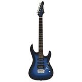 Guitarra Aria Mac-std Metallic Blue Shade [f002]