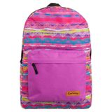 Bolsa Mochila Escolar Lilás Colorido Feminina