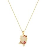 Colar Personalizado Hello Kitty Folheado Em Ouro 18k [f027]