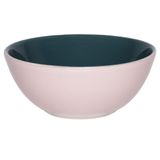 Tigela Bowl Bicolor Verde E Rosa Oxford Cerâmica 600ml