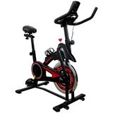 Bicicleta Ergométrica Spinning,com Monitor Lcd,mopower-preta