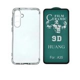 Capa + Pelicula De Ceramica Gel 9d Para Samsung Galaxy A35