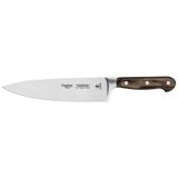 Faca Chef Tramontina Century Wood Com Lâmina Em Aço Inox E Cabo De Madeira Tratada Castanho 8 Polegada