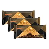Kit 3 Chocolate Nestlé Alpino Black Top 90g