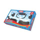 Kit De Acessórios Plásticos Fame Preto