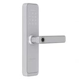 Fechadura Digital de Embutir Wi-Fi com Biometria ESF-DE4000B Prata Elsys