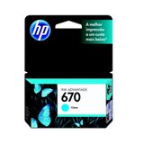 Cartucho De Tinta Cz114Ab (670) Ciano Hp HP HP
