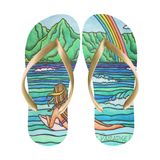 Chinelo Surf Feminino no Hawaí