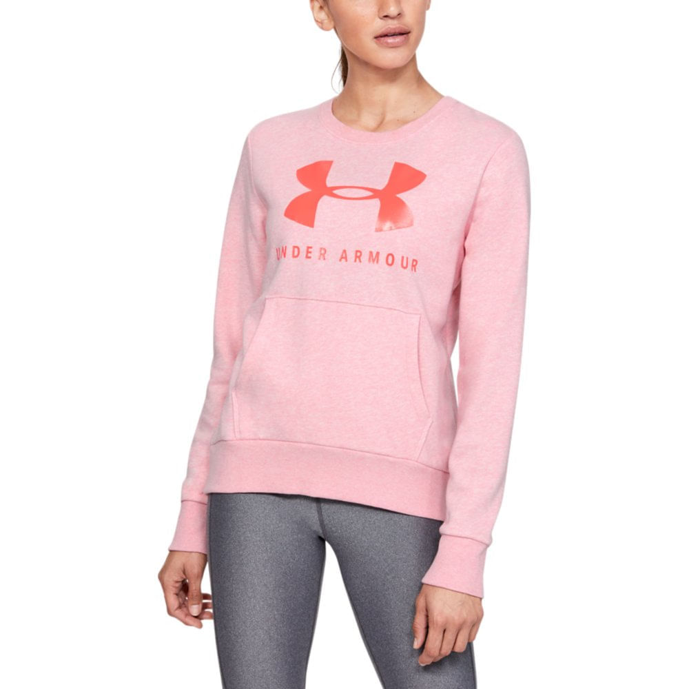 Moletom De Treino Feminino Favorite Fleece Sportstyle Graphic Crew 12.1 Under Armour