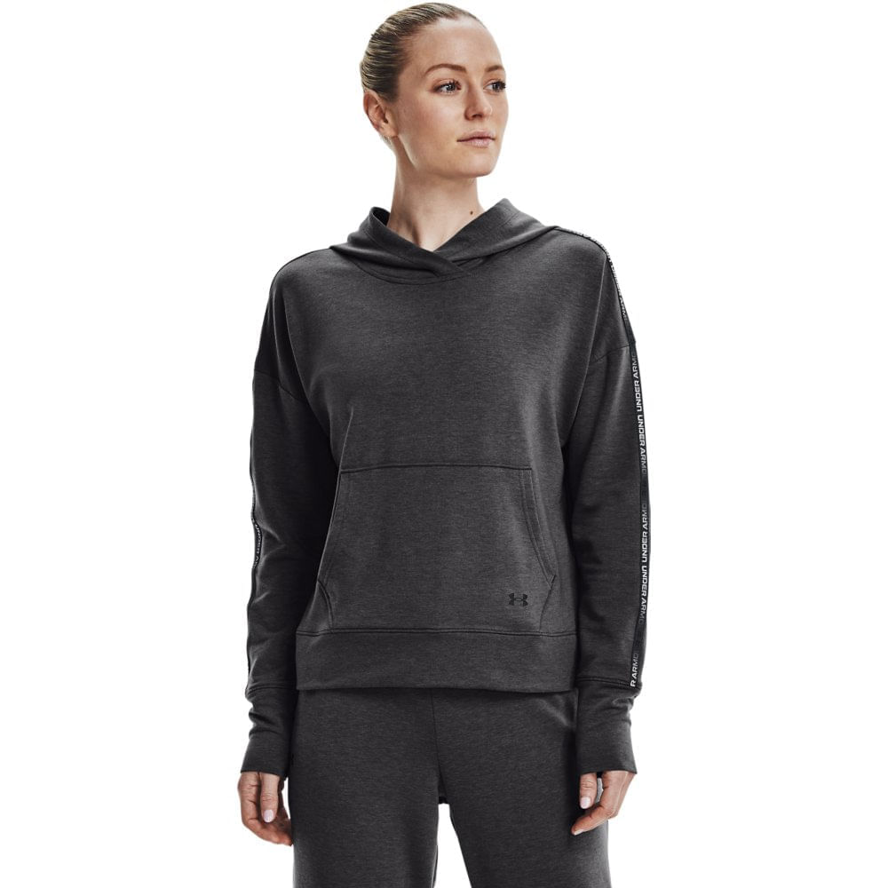 Moletom De Treino Feminino Under Armour Rival Terry Taped Hoodie