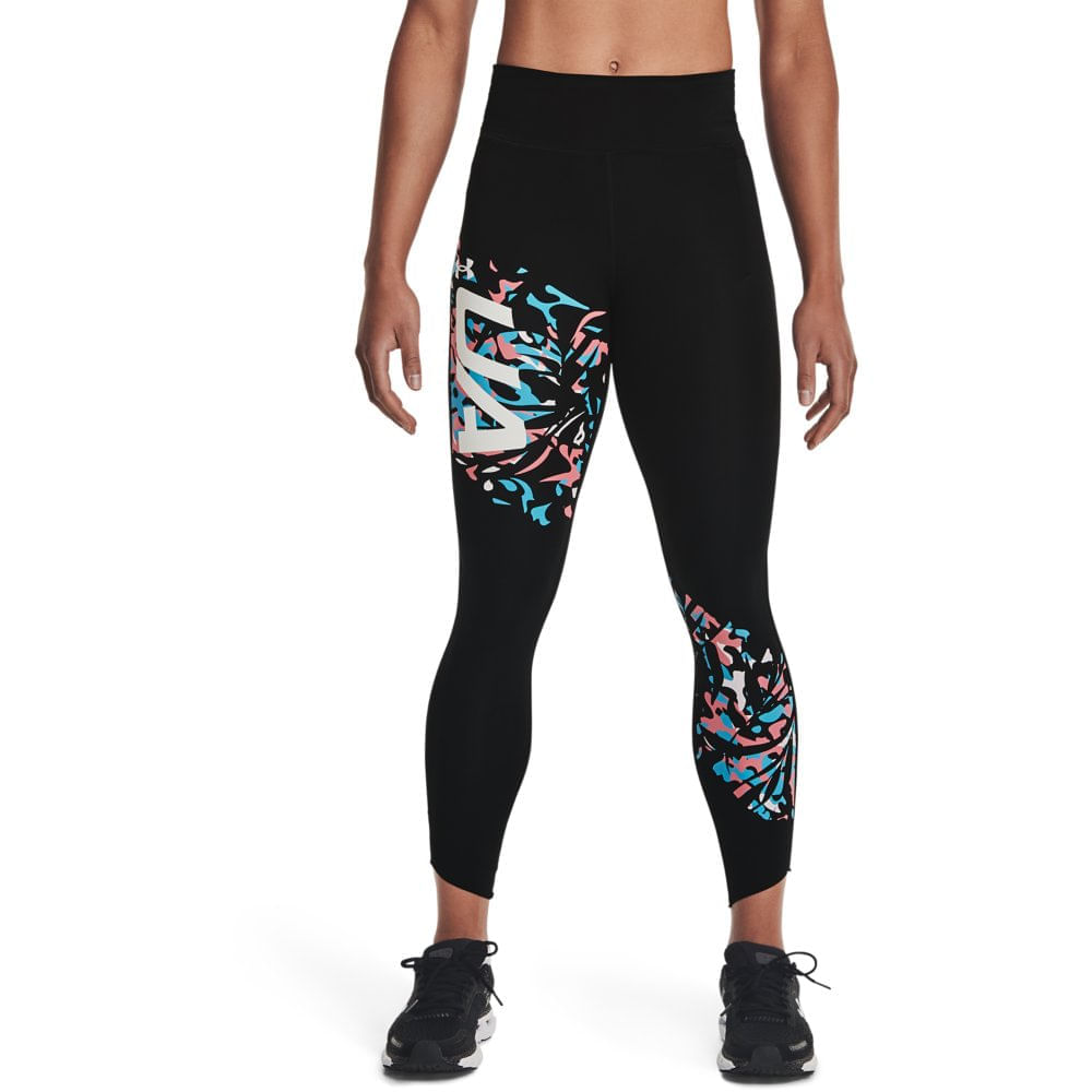 Legging De Corrida Feminina Under Armour Fly Fast Floral 7/8 Tight