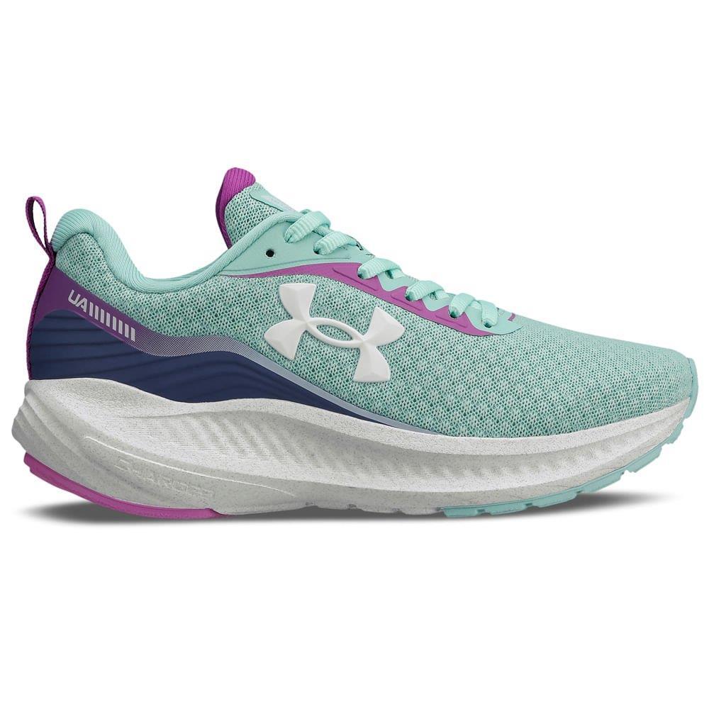 Tênis Feminino Infantil Run Under Armour Wing Se 3028813-400 Verde Água 30