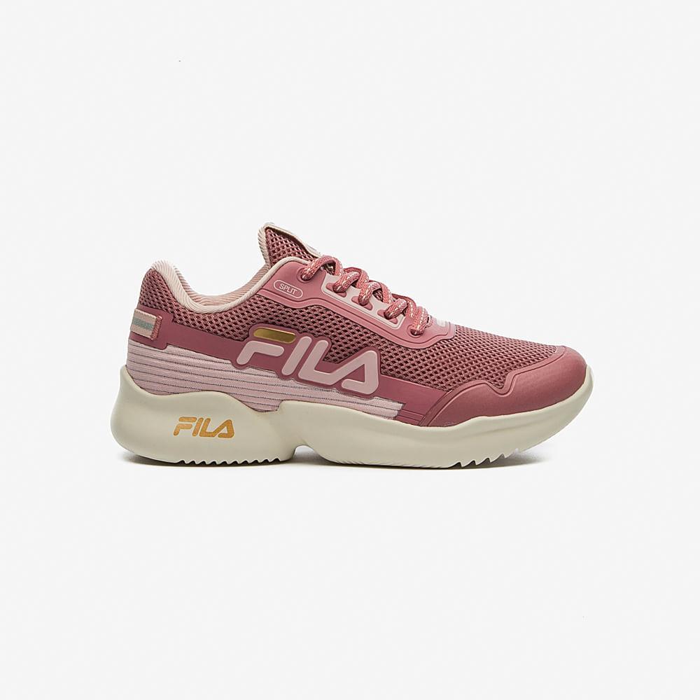 Tênis Feminino Infantil Run Fila Split 1178525 Esporte Rosa 29