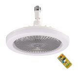 Ventilador De Teto Frjinie Bladeless Com Luz De 25 Cm Com Controle Remoto Cinza