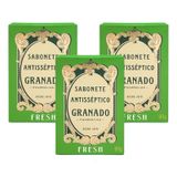 Kit 3 Sabonetes Em Barra Antisséptico Fresh Granado 90g