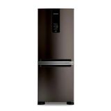 Geladeira Brastemp Inverse Frost Free 447L com Smart Flow e Fresh Box Preta BRE57FE - 220V