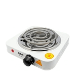 Fogão Bak Fogareiro Elétrico Portátil Boca Espiral Compacto 1000w Cooktop 140mm