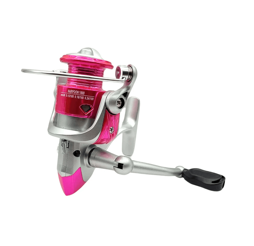 Molinete Deyu Pesca Harpoon Grafite 2000lx Sistema Balanceado 3 Rolamentos 5.2:1