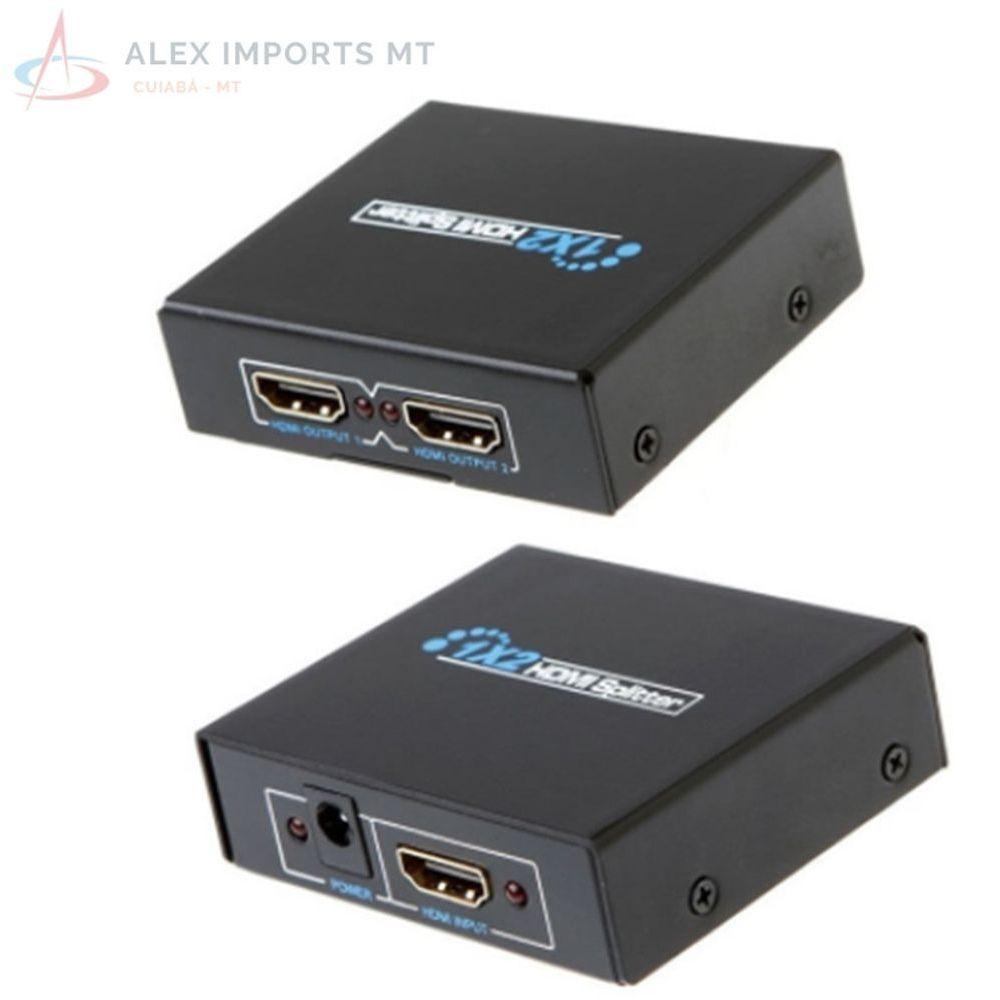 Splitter Com 1 Entrada Hdmi E 2 Saídas Hdmi 3d Gv