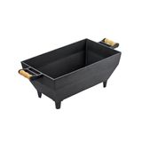 Bojo Base Em Ferro Fundido Para Churrasqueira 48x29x22,5cm
