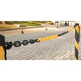 Corrente Pvc Elo 10x35x40mm Amarela/preta Com 10mts - Vonder